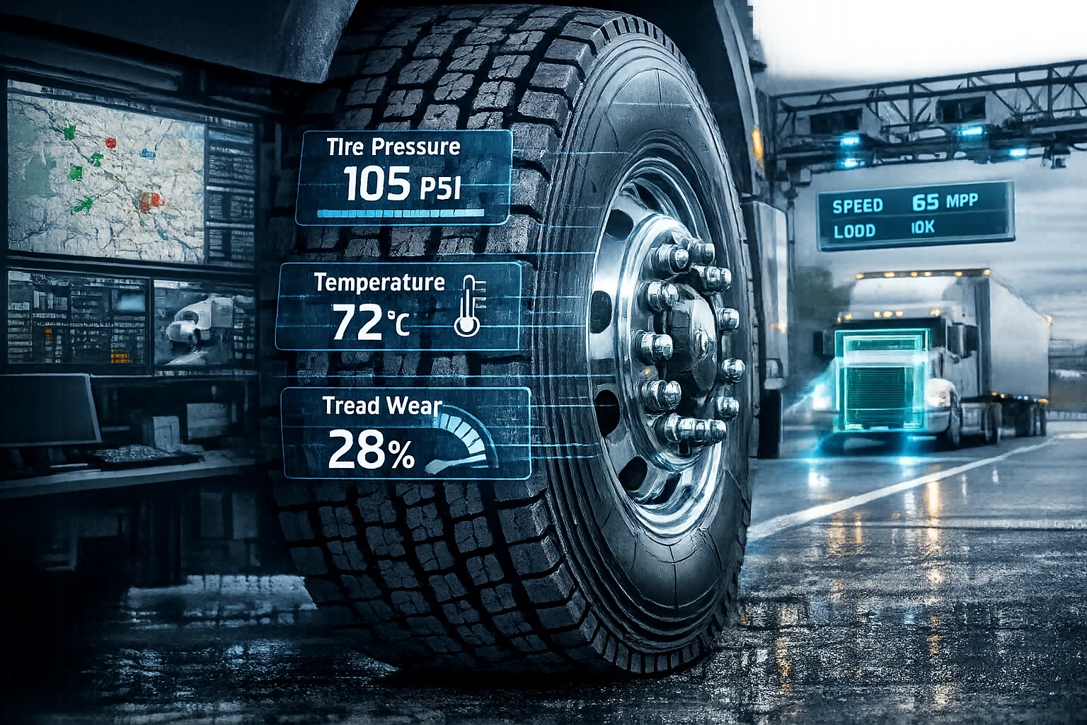 “货车轮胎”正在被重新定义：从TPMS并入车队车联网，到AI自动检测接上实时报价，轮胎进入“结果交付”时代